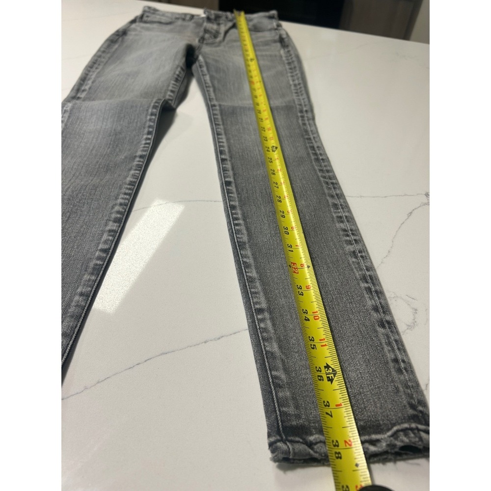 Moussy Vintage Women's Size 25 Jeans High Rise Stretch Gray Wash - Picture 7 of 16